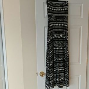 Summer strapless dress